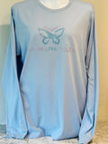 ""GPD LONG SLEEVE RHINESTONE BUTTERFLY TSHIRT & MESSENGER BAG COMBO" GPD