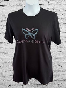 " GPD BUTTERFLY RHINESTONE TSHIRT" GPD